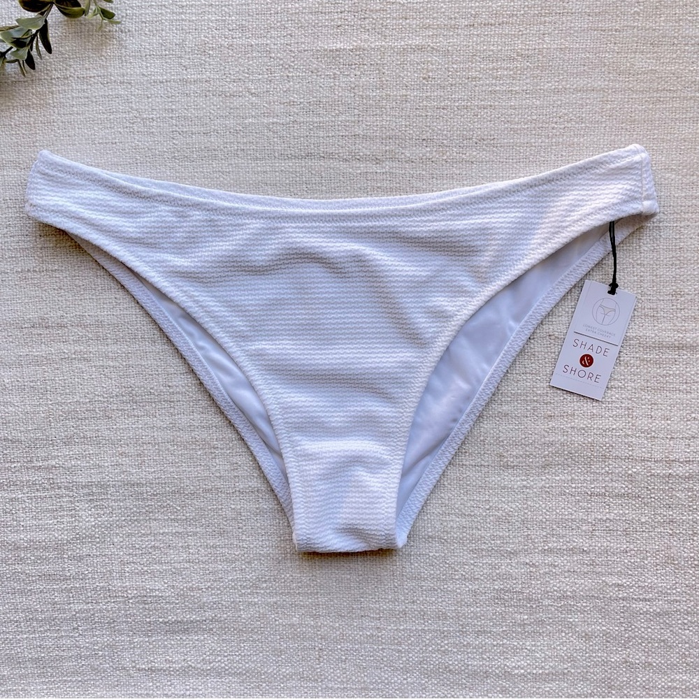 Shade & Shore White Bikini Bottoms - Size L - Picture 3 of 5